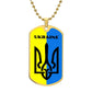 "Ukraine" Dog Tag Necklace (DT005)