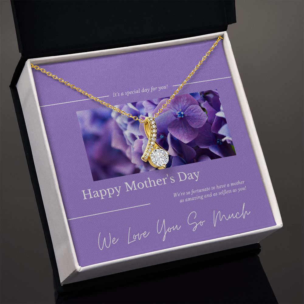 Family to Mother gift "Alluring Beauty" Necklace (#31)