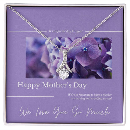 Family to Mother gift "Alluring Beauty" Necklace (#31)