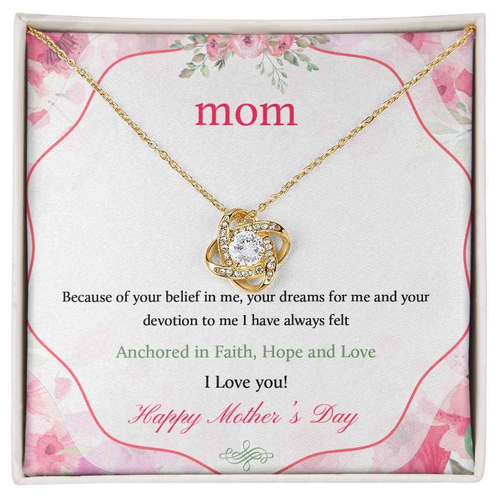 Mother's Day Gift "Love Knot" Necklace (#69)