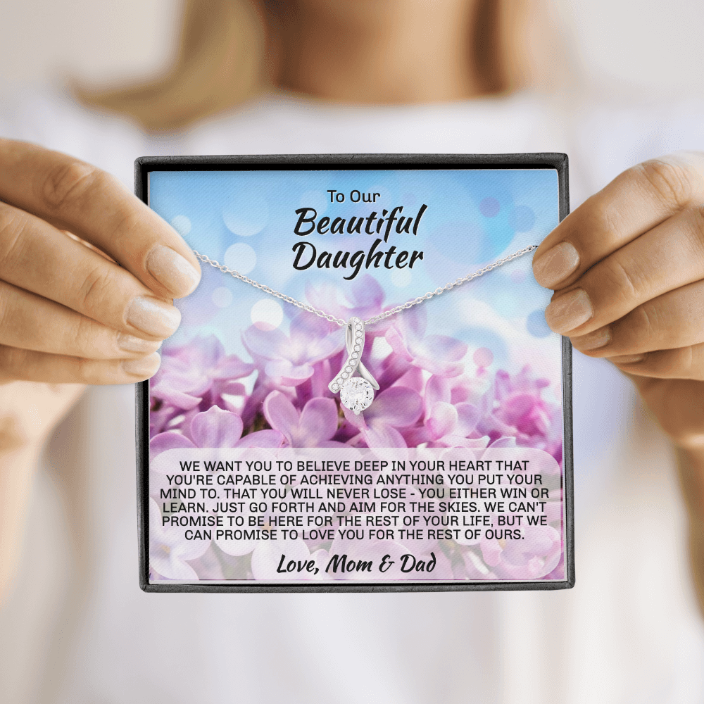 Parents to Daughter "Alluring Beauty" Necklace (card 1-3)