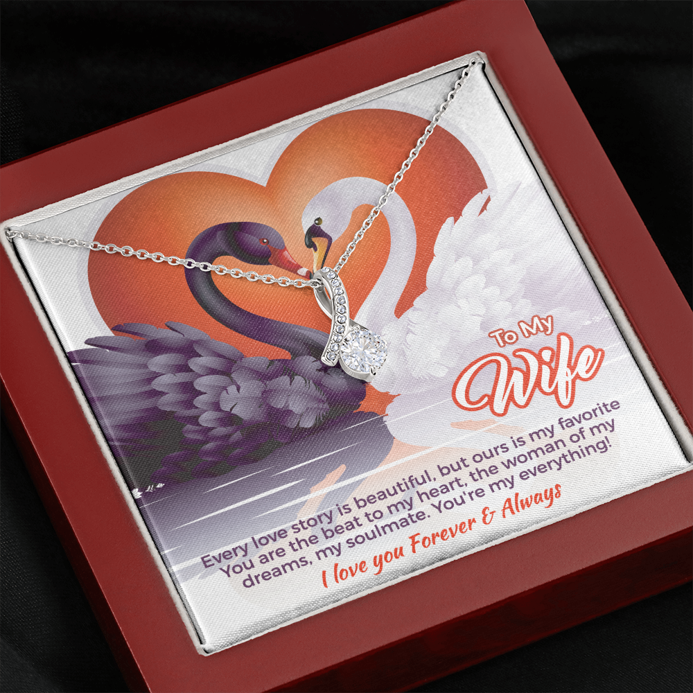 Wife gift "Alluring Beauty" Necklace (card 59)