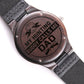 Hunting Buddy "Engraved Wooden" Watch