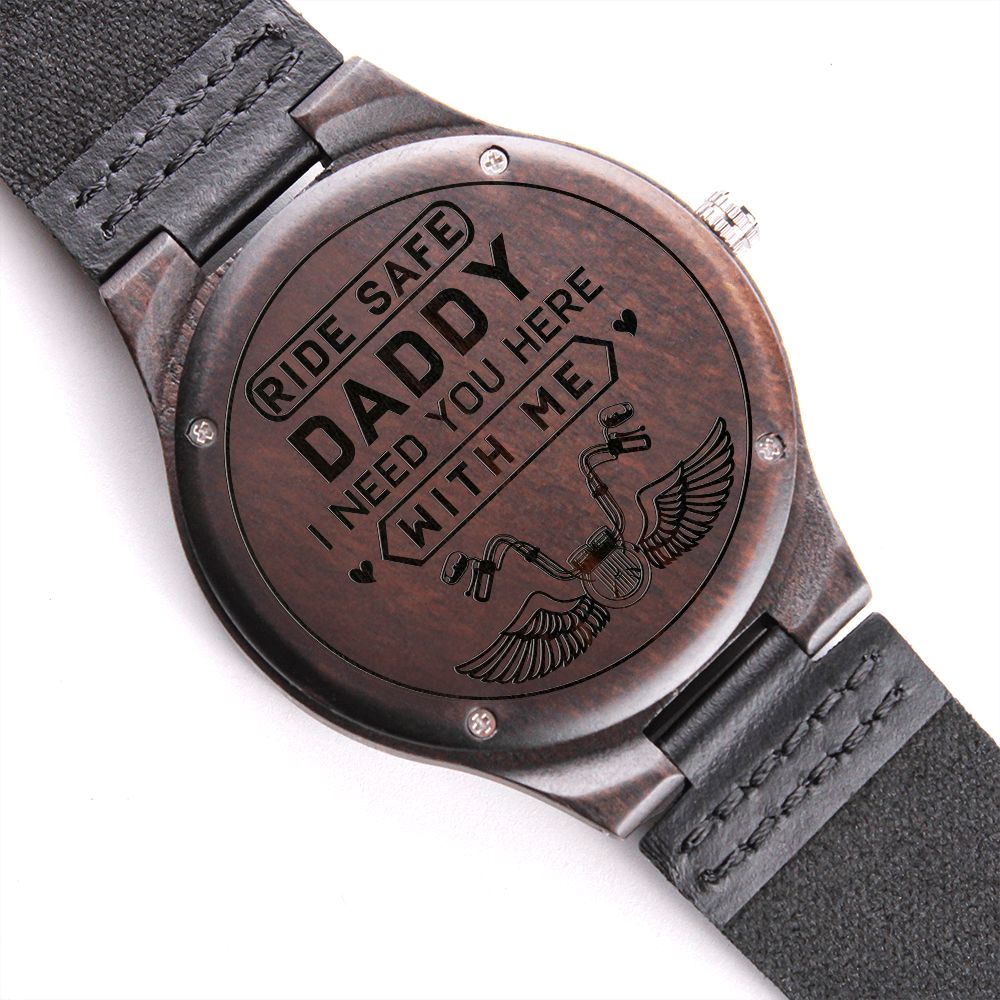 Father's "Engraved Wooden" Watch