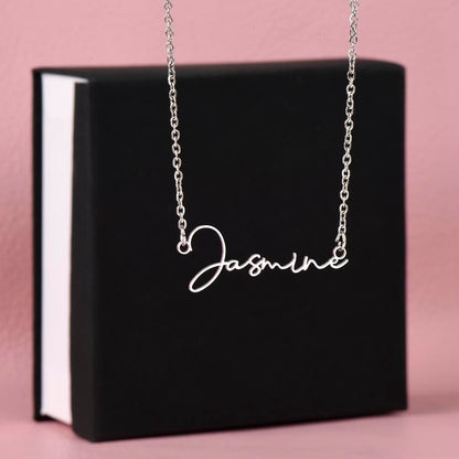 "Signature Style" Name Necklace