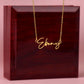 "Signature Style" Name Necklace