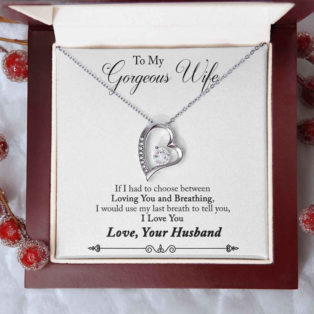 Wife gift "Forever Love" Necklace (#2-1)