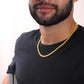 To Son "Be A Warrior" Cuban Link Chain Necklace