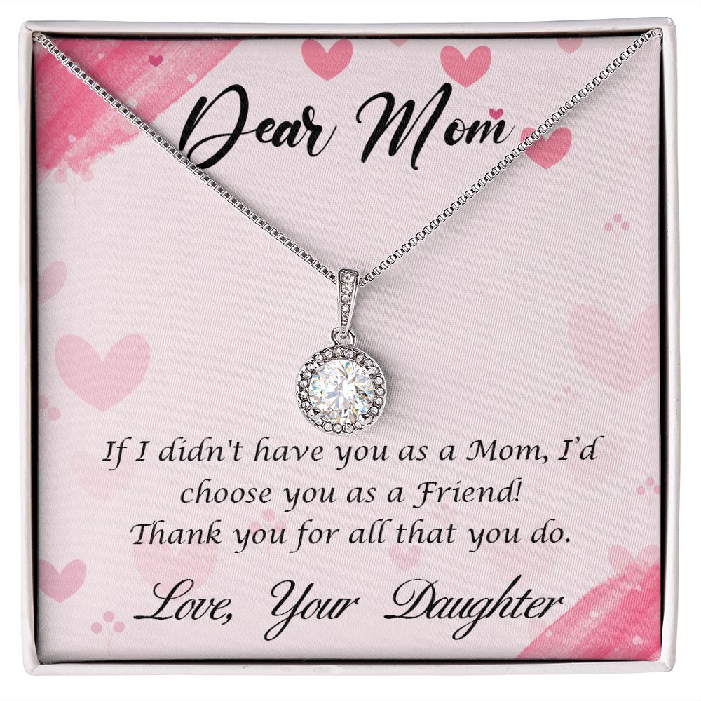 Daughter to Mother gift "Eternal Hope" Necklace (#68)