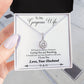 Wife gift "Eternal Hope" Necklace (#2-1)