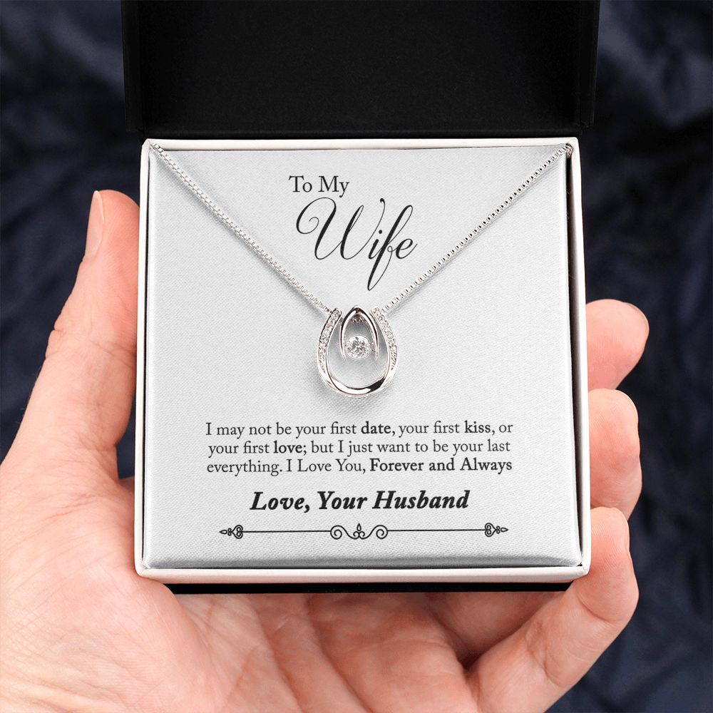 Wife gift "Lucky in Love" Necklace (#2-3)