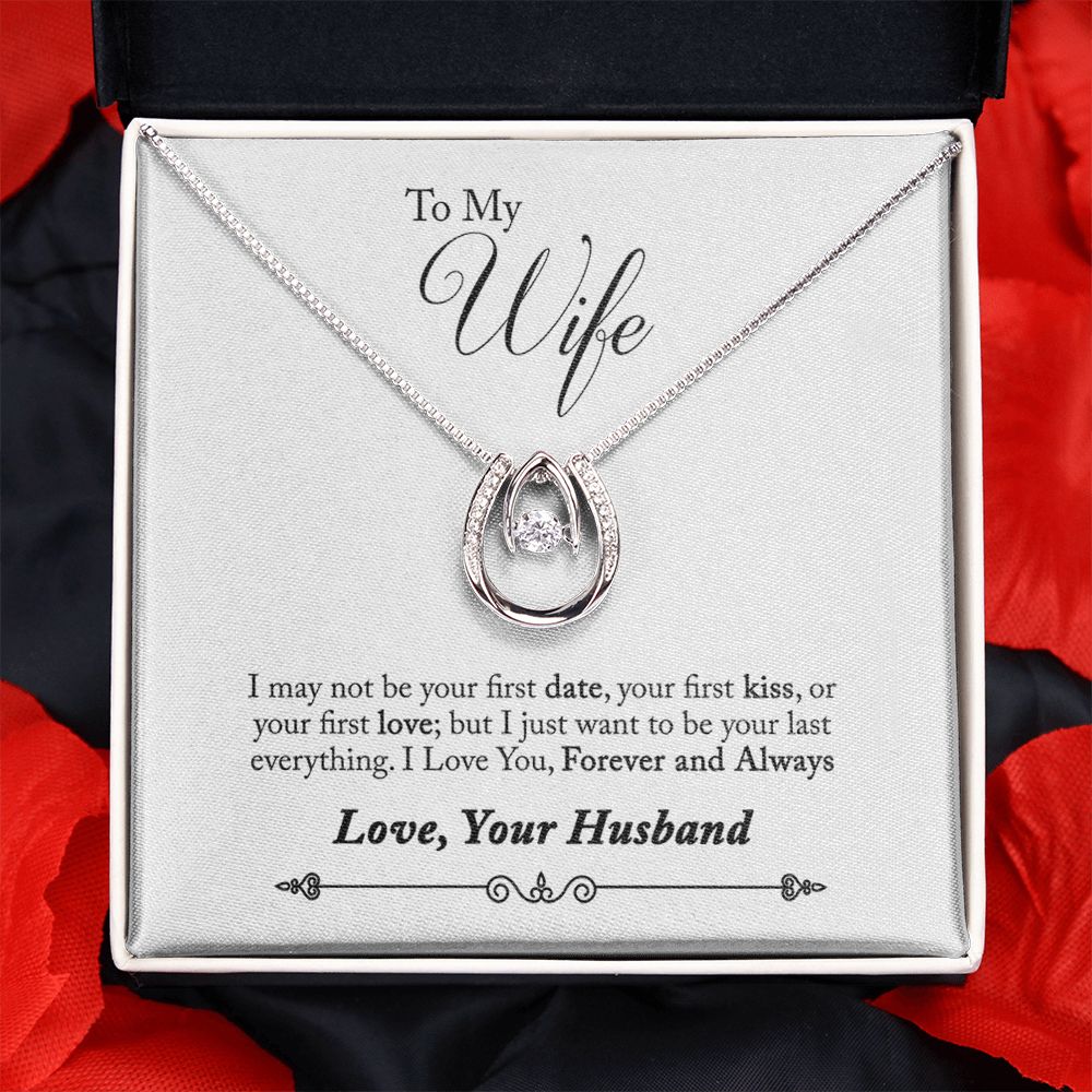 Wife gift "Lucky in Love" Necklace (#2-3)