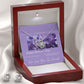 Family to Mother gift "Love Knot Earring & Necklace set" (#31)