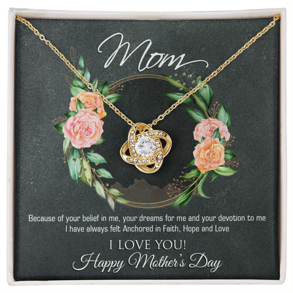 Mother's Day gift "Love Knot" Necklace (#67)