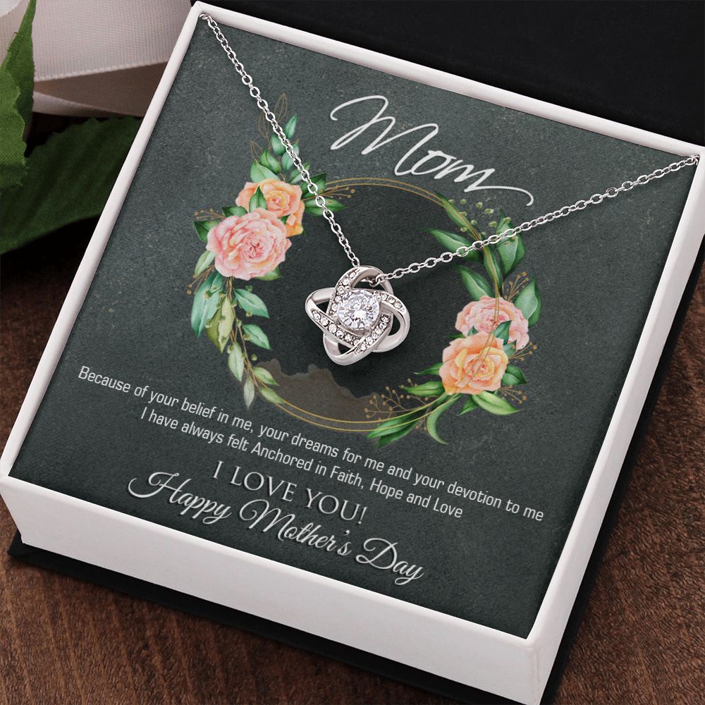 Mother's Day gift "Love Knot" Necklace (#67)