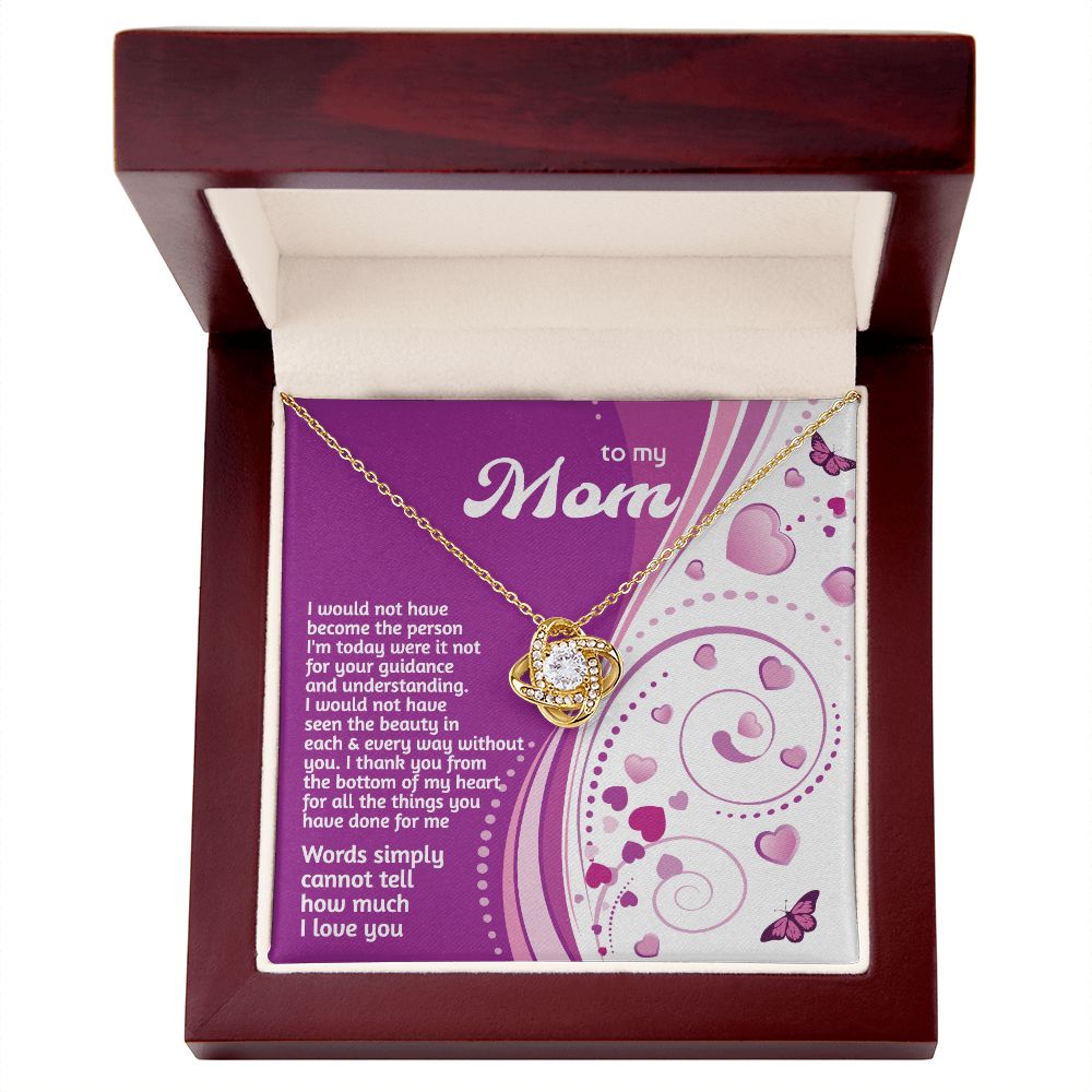Mother gift "Love Knot" Necklace (#71)