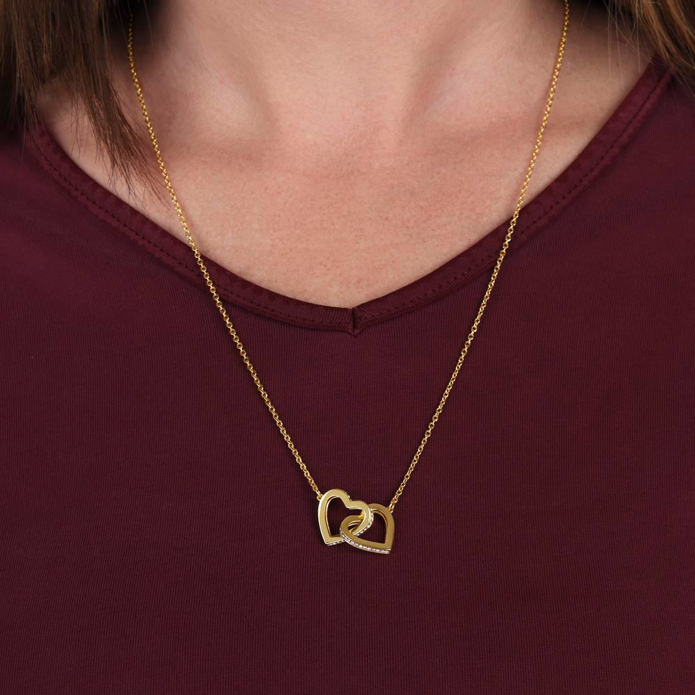 Child to Mother "Interlock Heart" Necklace (#31)