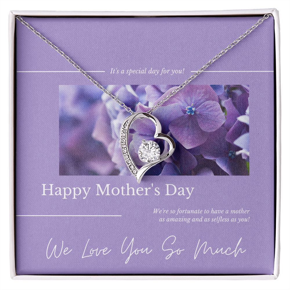 Family to Mother gift "Forever Love" Necklace (#31)