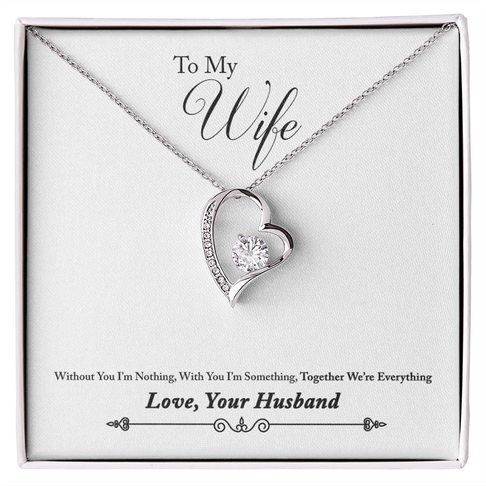 Wife gift "Forever Love" Necklace (#2-2)