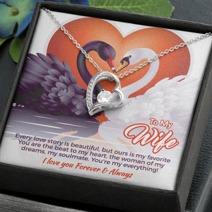 Wife gift "Forever Love" Necklace (card 59)