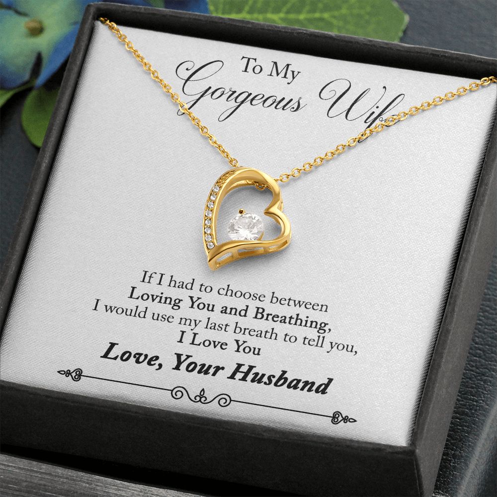 Wife gift "Forever Love" Necklace (#2-1)